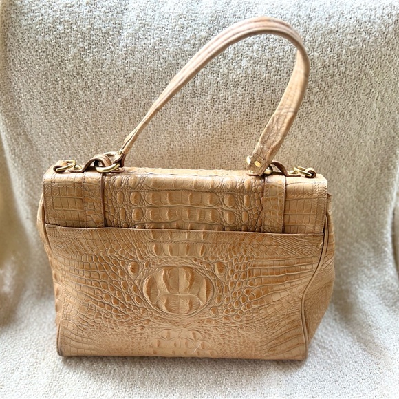 Brahmin Satchel Designer Handbag with Shoulder Strap EUC - Picture 6 of 13